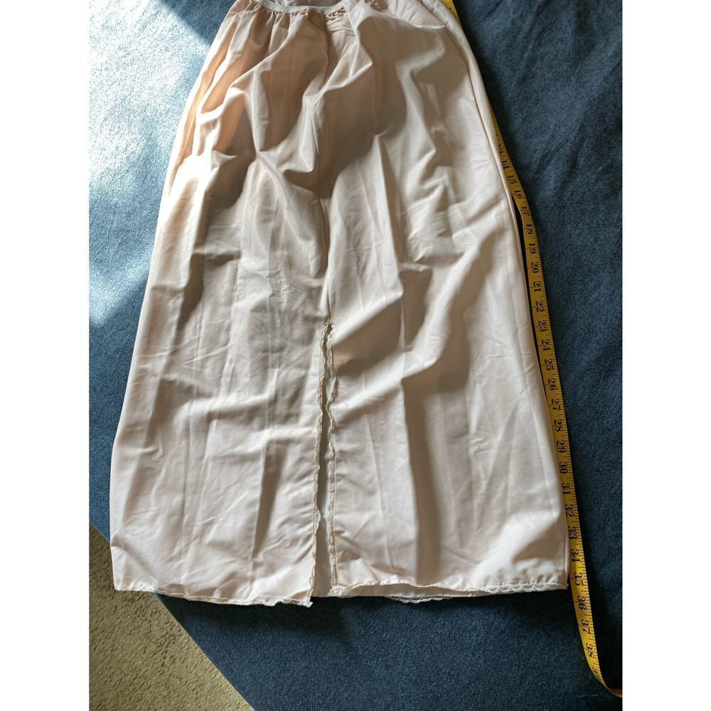 Vintage Vassarette Beige Long Half Slip - Picture 7 of 9